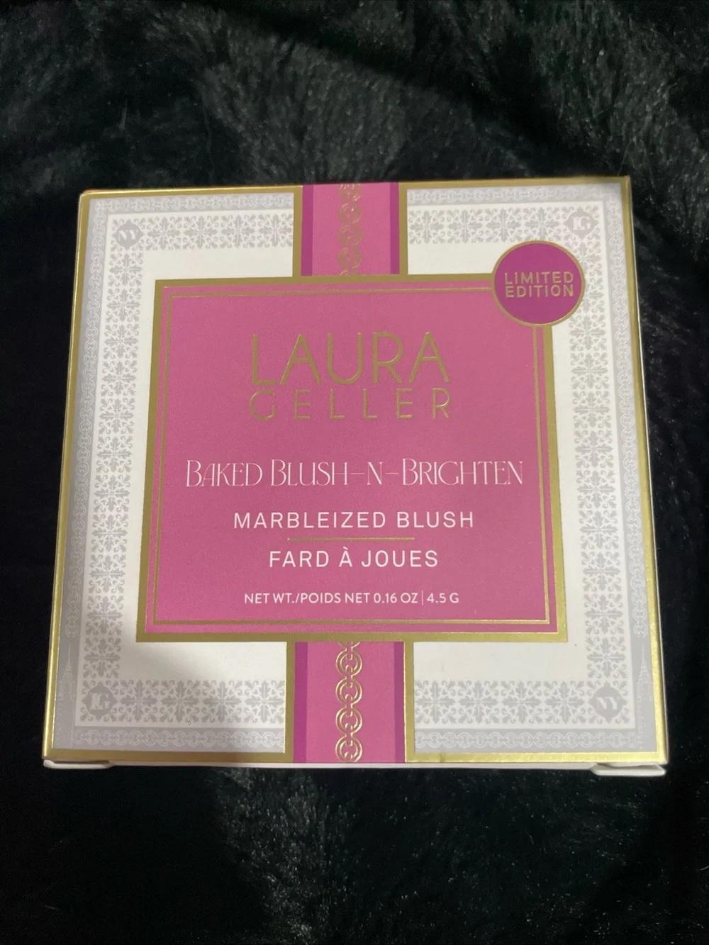 New Laura Geller Marbleized Baked Blush-N-Brighten — skyline sunset